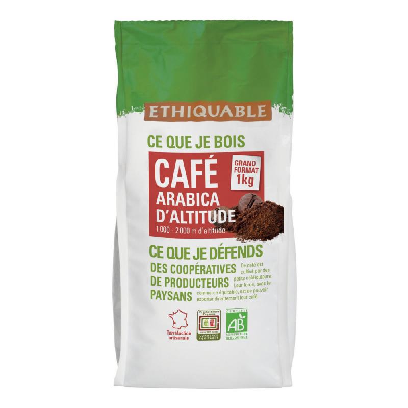 Ethiquable Café moulu Honduras Arabica Bio - sachet 1kg_0