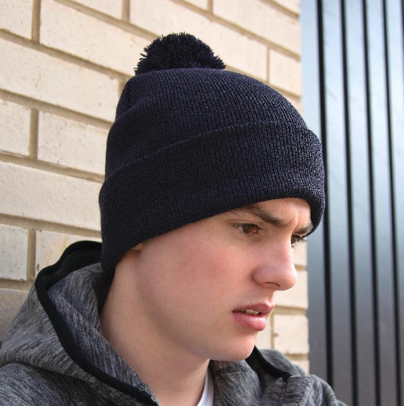 Bonnet pompon BEANIE -  Réf: RC028X_0