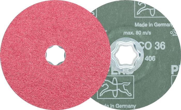 Disque en fibres COMBICLICK CO D. 125 mm granulation 36 acier, fonte, aluminium grain céramique PFERD_0