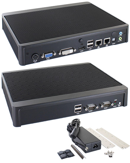 PC industriel Nexcom NDiS 166 - Processeur Intel® Core™ de 2e génération - Double affichage - Contrôleur graphique intégré - WLAN/TV tuner support_0