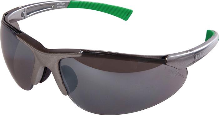 Lunettes de protection DAYLIGHT EN 166 branches gris ar., ver. Gris foncé, tain polycarbonate EKASTU_0