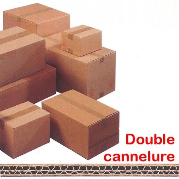 CAISSE CARTON DOUBLE CANNELURE LONGUEUR 250 MM CAPACITÉ : 6,3 LITRES_0