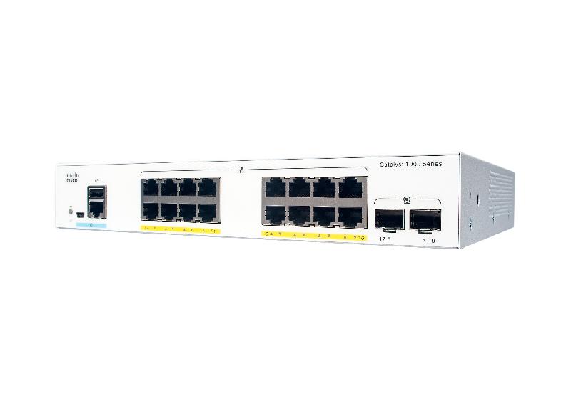 Cisco Catalyst C1000-16T-E-2G-L commutateur réseau Géré L2 Gigabit Ethernet (10/100/1000) Gris_0