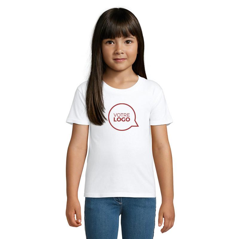 Tee-shirt coton bio Crusader Kids blanc - Tee-shirts personnalisés blanc_0