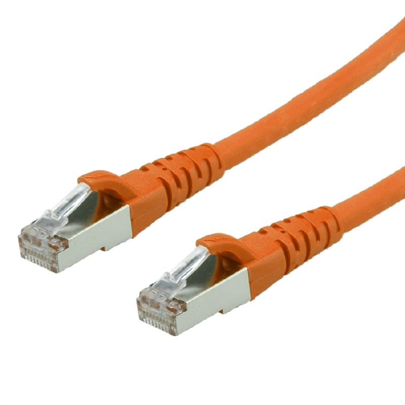 Cordon Cat.6A (Class EA) FTP AWG26, orange, 0,3 m_0