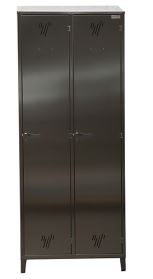 Armoire vestiaire inox 1 module avec cloison - Fabrication tout inox AISI 304L - 70911_0