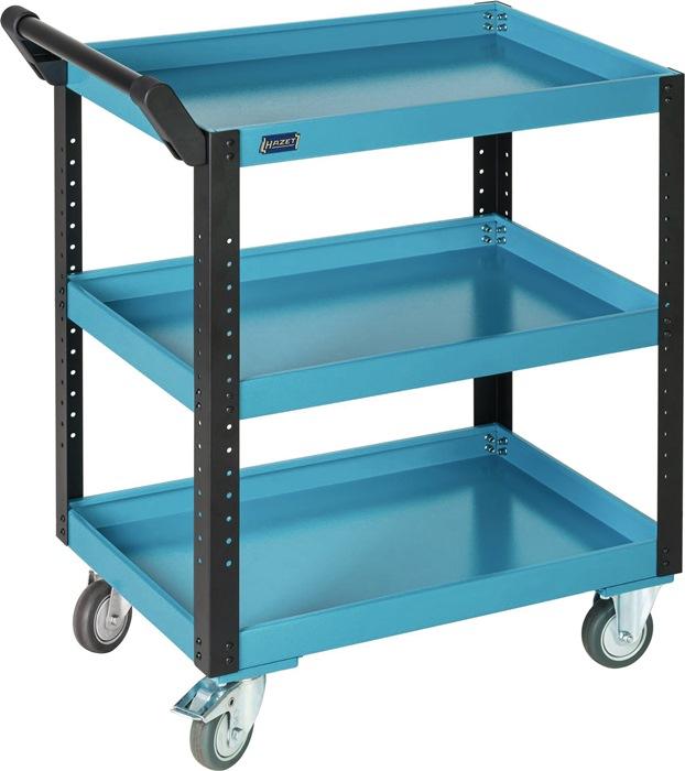 Chariot de service H896xl890xP542 mm capacité de charge par niveau 50 kg BLEU HAZET HAZET_0