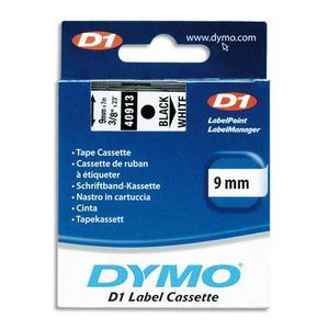 Dymo ruban d1 noir/transparent 9mmx7m pour 1000/1000+/2000/3500/4500/5000/5503_0