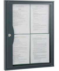 Tableau d'affichage pour boîtes aux lettres - aluminium, plexiglas ou PVC - formats standards ou personnalisables_0