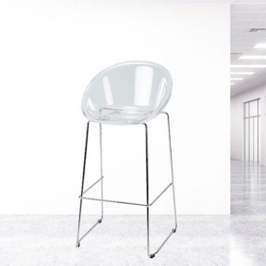 Tabouret de bureau Noa d'occasion - transparent, design et confortable_0