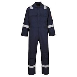 Portwest - Combinaison de travail résistante à la flamme BIZWELD IONA Bleu Marine Taille S - S bleu 5036108157303_0