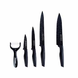 Set de couteaux 5 pièces Noir Royalty Line RLMB4 - noir 2102111922634_0