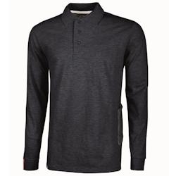 U-Power - Polo de travail manches longues bleu foncé Slim LIVE Bleu Foncé Taille XL - XL 8033546374054_0