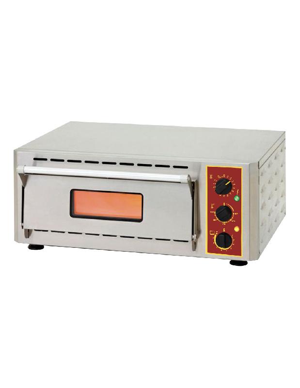 Four à pizzas électrique en acier inox - PZ430S avec régulation thermostatique et minuterie_0