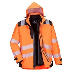 Portwest - Blouson de travail 3 en 1 HV PW3 Orange / Noir Taille L - L orange 5036108346912_0