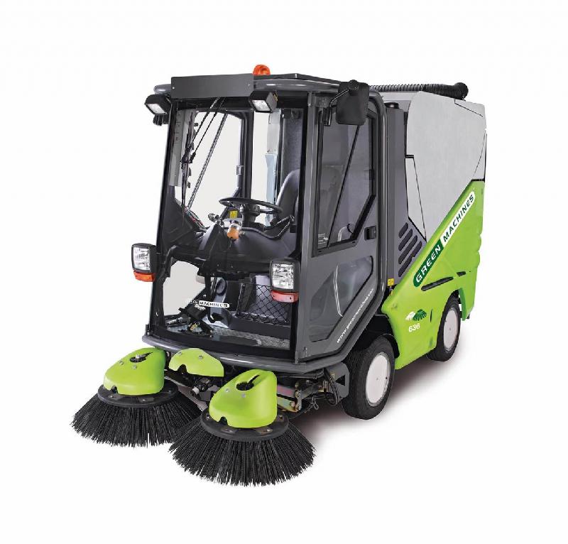 Balayeuse compacte Green Machines GM 636 pour une propreté optimale en ville - GM 636 balayeuse thermique compacte avec vue panoramique et gestion innovante_0