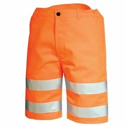 Cepovett - Bermuda de travail haute visibilité FLUO SAFE Orange Taille XS - XS 3184378727558_0