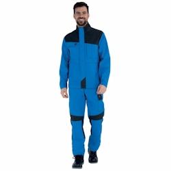 Lafont - Pantalon de travail avec poches genoux MUFFLER Bleu / Gris Foncé Taille M - M bleu 3609705763530_0