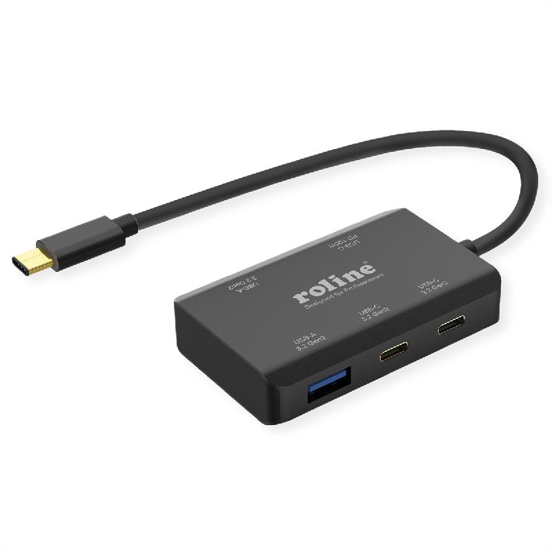 ROLINE Hub USB 3.2 Gen2 , 4 ports (2x A + 2x C), +PD(100W)_0