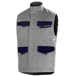 Cepovett - Gilet de travail sans manches matelassé FACITY Bleu Ciel Taille S - S bleu 3603622184089_0