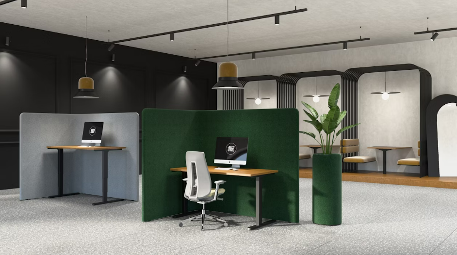 Cloison acoustique élégante et robuste pour bureaux professionnels_0