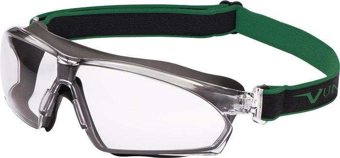 Lunettes de protect. À  vision intégrale 625 EN 166 EN 170 monture gris foncé, verres transparents UNIVET_0