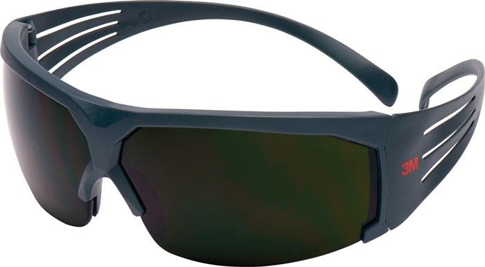 Lunettes de protection SecureFit™SF600 EN 166 polycarbonate branches grises, verres verts IR 5,0 3M_0