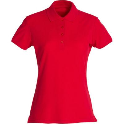 CLIQUE Polo basic Femme Rouge M_0