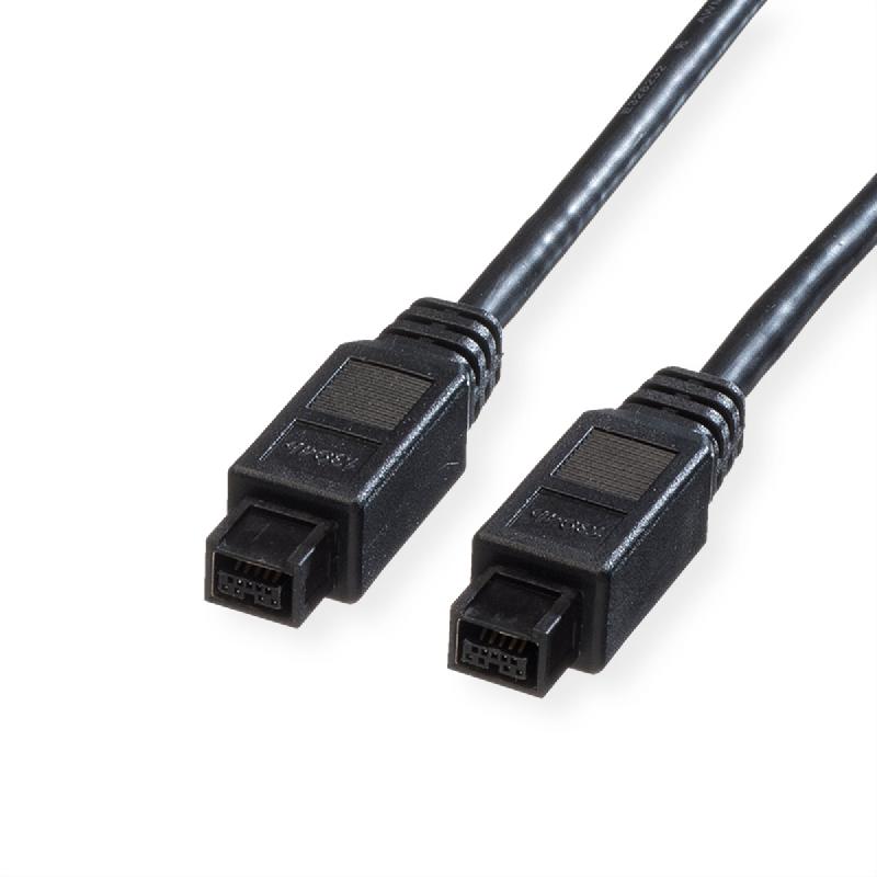 ROLINE Câble IEEE 1394b, 9/9pôles, noir, 1,8 m_0