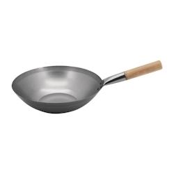 Wok en acier doux Vogue 33 cm - EQK296_0