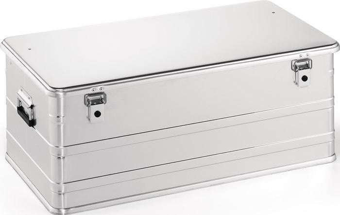 Boîte en aluminium L902xl495xH367 mm 140 l avec fermoir à  déclic et perçages_0