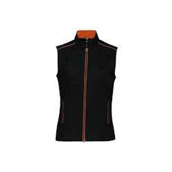Gilet DayToDay femme WK. Designed To Work noir|orange T.L WK Designed To Work - L polyester 3663938188591_0