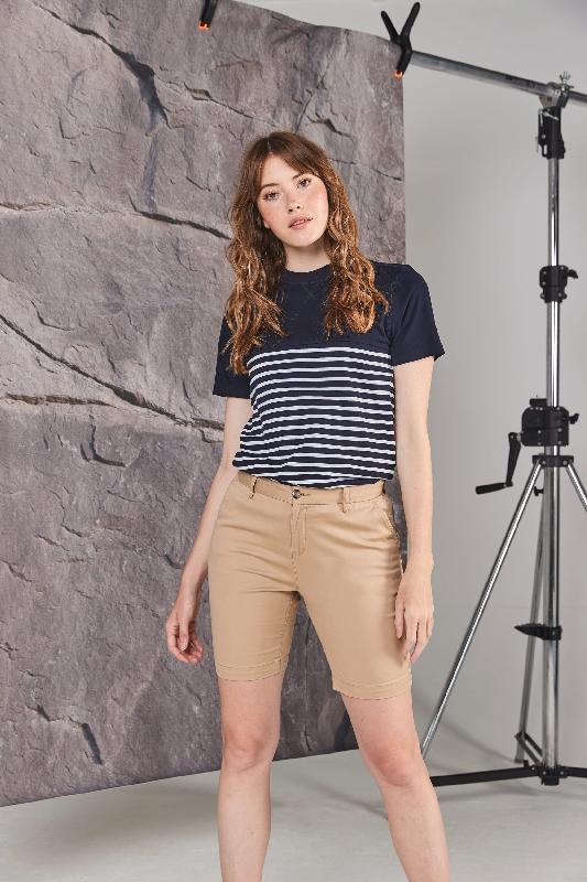 Short Chino Stretch Femme -  Réf: FR606_0