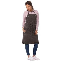 Tablier bavette Chef Works Urban Dorset taupe - EQBB003_0