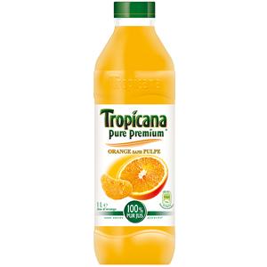 TROPICANA JUS D'ORANGE PURE PRÉMIUM SANS PULPE PET 1 LITRE_0