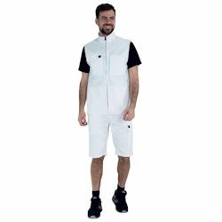 Lafont - Bermuda de travail coton majoritaire IOLITE Blanc Taille XS - XS blanc 3609705766883_0