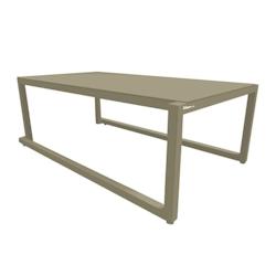 Resol MILANO Table Basse Intérieur, Extérieur 101x60 Sable - beige aluminium 03012_0