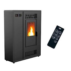 Poêle à granulés Air Slim Astral 12,2 kW Noir Sannover - 3760401212569_0