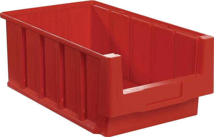 Boîte pour étagère VKB L400xl230xH150mm rouge polypropylène LA-KA-PE_0