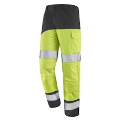 Cepovett - Pantalon avec poches genoux Fluo SAFE XP Jaune / Gris Taille M - M 3603624496432_0