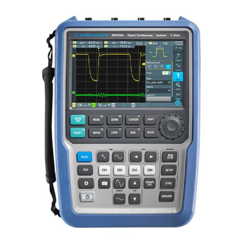 RTH1K-COM4 | Oscilloscope numérique 4 voies 500 MHz portable RTH1004 + options RTH-B1 +B244+pack PK1_0