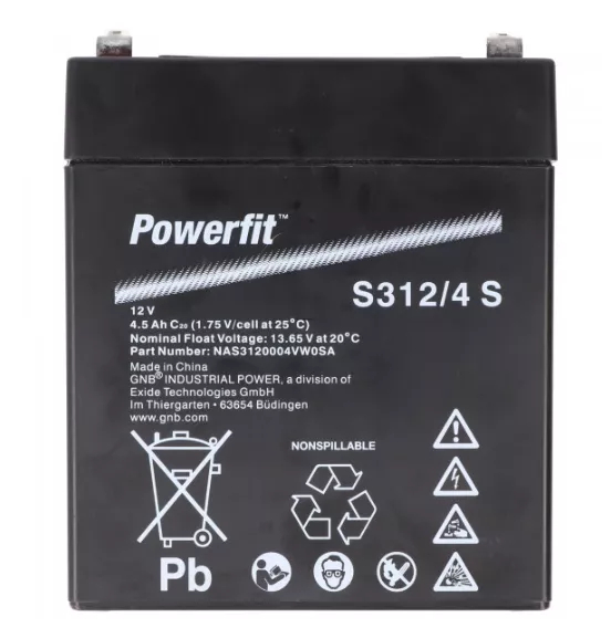 Batterie Exide Powerfit S312/ 4 S 12V 4Ah_0