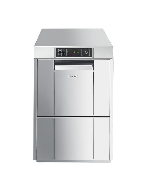 Lave-verres professionnel SMEG double parois et pompe de vidange UG410DMS - EASYLINE - 400x400 mm - 3 Kw_0