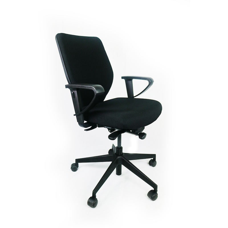 Viasit - Fauteuil de bureau ergonomique d'occasion avec accoudoirs réglables et mécanisme synchrone - Confort et résistance_0