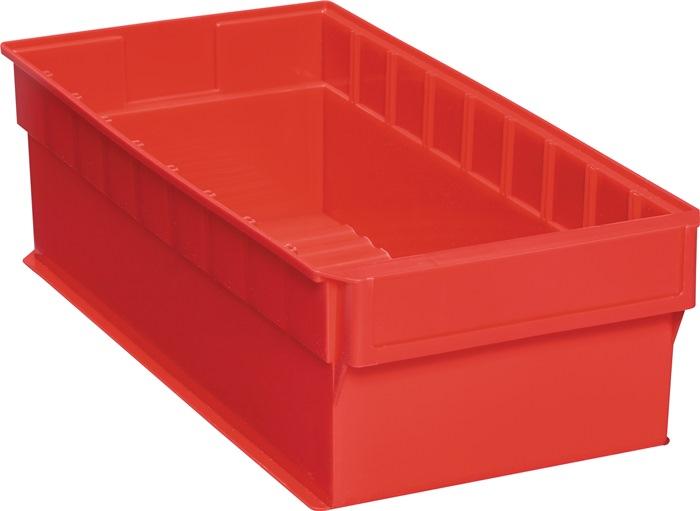 Boîte pour étagère L500xl235xH145 mm rouge polypropylène PROMAT_0