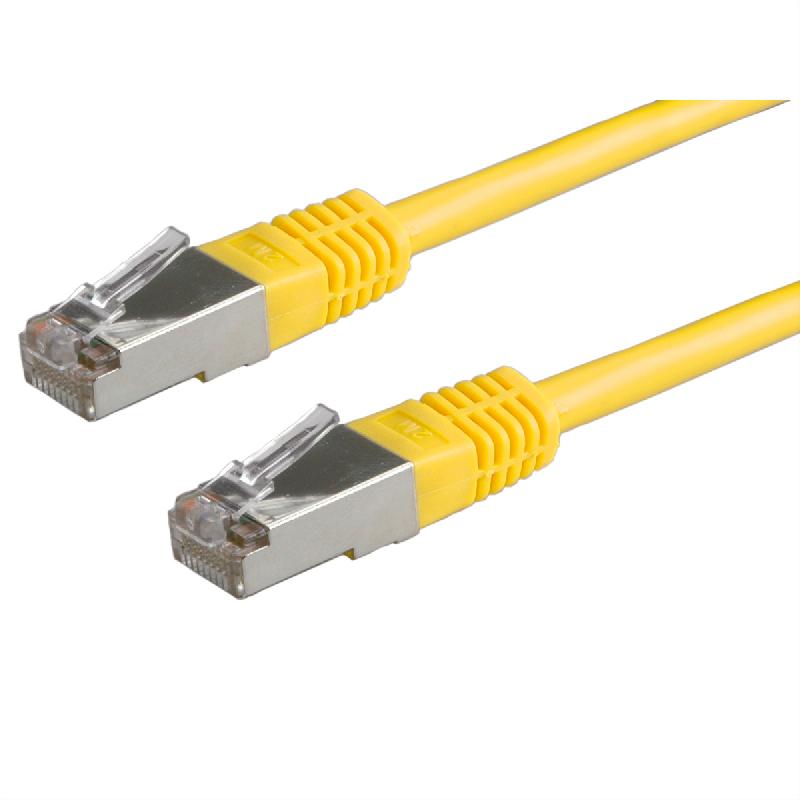 Cordon ROLINE Cat.5e (Classe D) S/FTP AWG26, jaune, 5 m_0