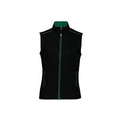 Gilet DayToDay femme WK. Designed To Work noir|vert T.M WK Designed To Work - M polyester 3663938188676_0