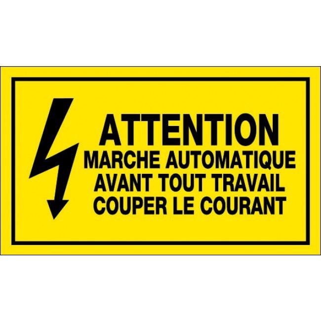 Panneaux rigides 330x200 mm jaune avertissements dangers - PNGPSC-NV10/MACC_0