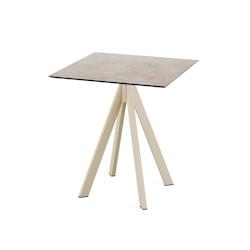 Essentials Table de bistrot - 70x70 cm - Sable/Moonstone - Infinity - Veba - 120031377_0