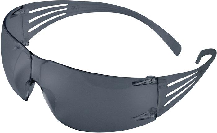 Lunettes de protection SecureFit-SF200 EN 166, EN 170 branches grises, verre gris polycarbonate 3M_0